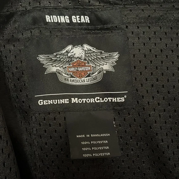 Harley Davidson Mesh Contention Riding Men’s Jacket 2XL - Picture 3 of 6